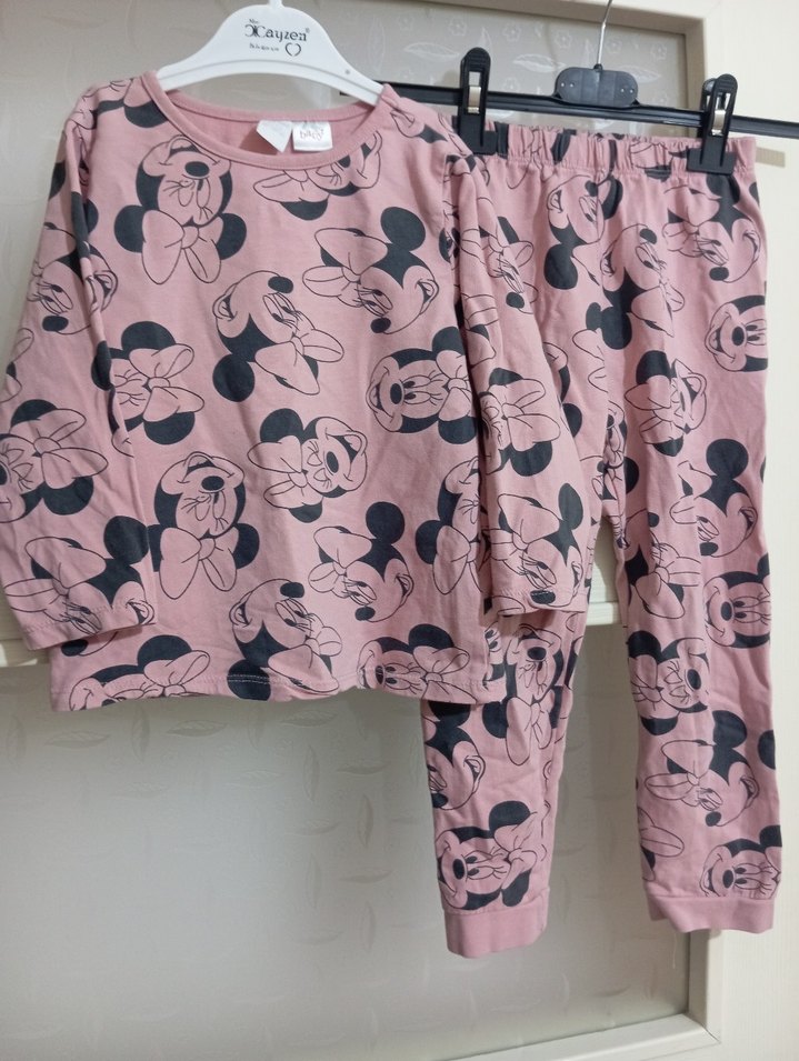 Pembe Baskılı Kız Çocuk Eşofman Takımı - Görsel 4