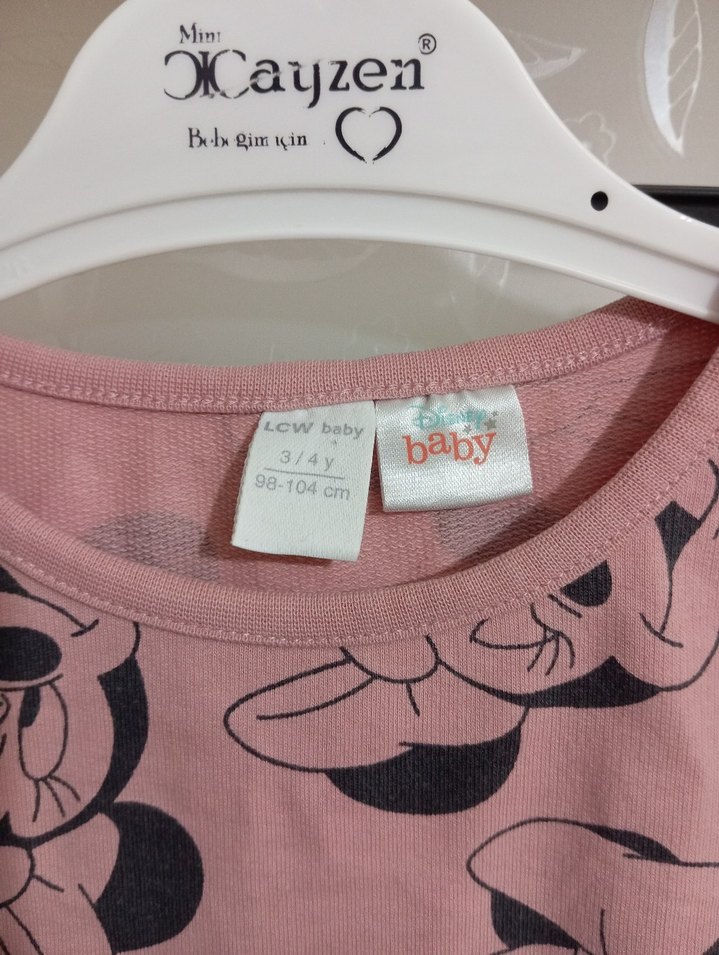 Pembe Baskılı Kız Çocuk Eşofman Takımı - Görsel 5