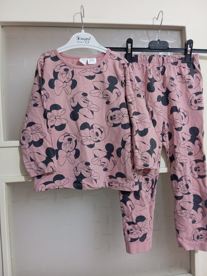 Pembe Baskılı Kız Çocuk Eşofman Takımı - Görsel 2