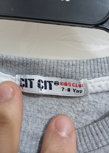 Gri Erkek Çocuk Uzun Kollu Sweatshirt - Görsel 5