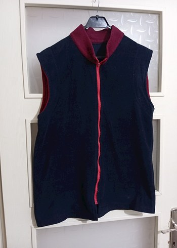 Bordo Fermuarlı Erkek Yelek - Görsel 3