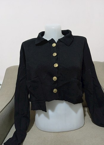 Diğer Siyah Crop Ceket