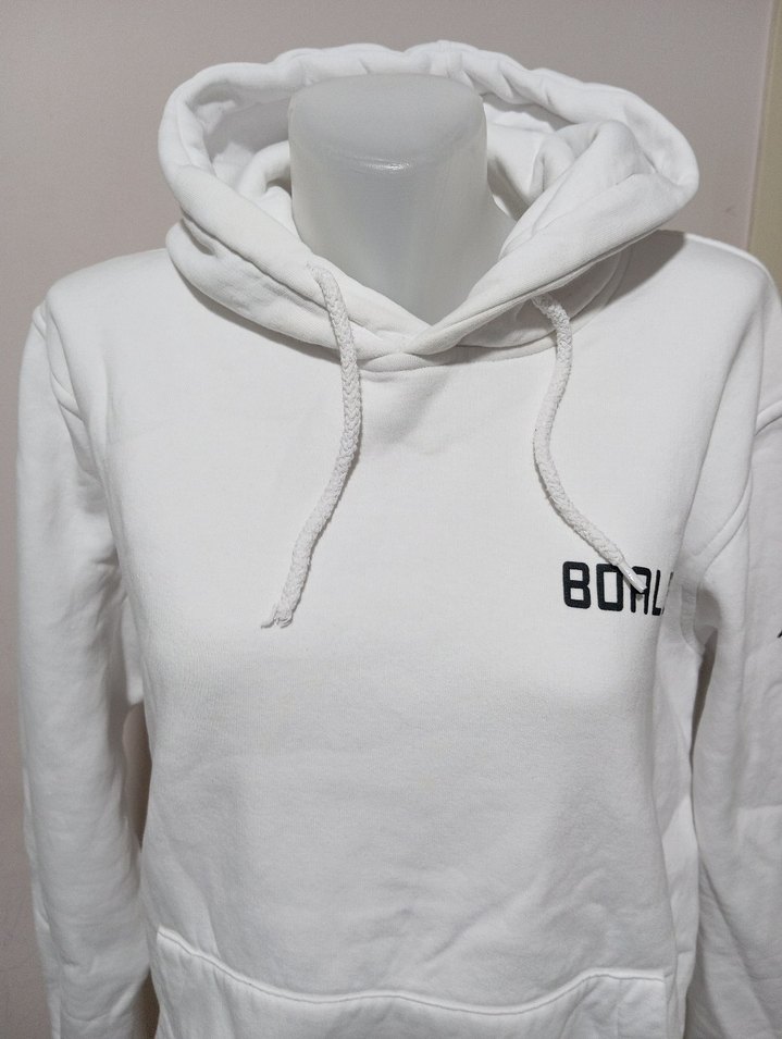 Beyaz Kapüşonlu Sweatshirt — görsel 6/10