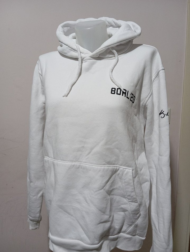 Beyaz Kapüşonlu Sweatshirt — görsel 2/10