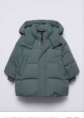 Erkek Çocuk Su Geçirmez Kuş Tüyü Mont - Görsel 2