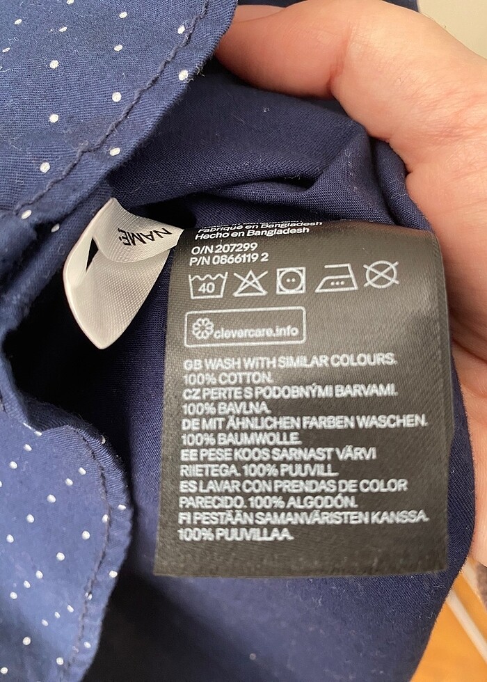 H&M 0 Pamuklu Gömlek - Görsel 5