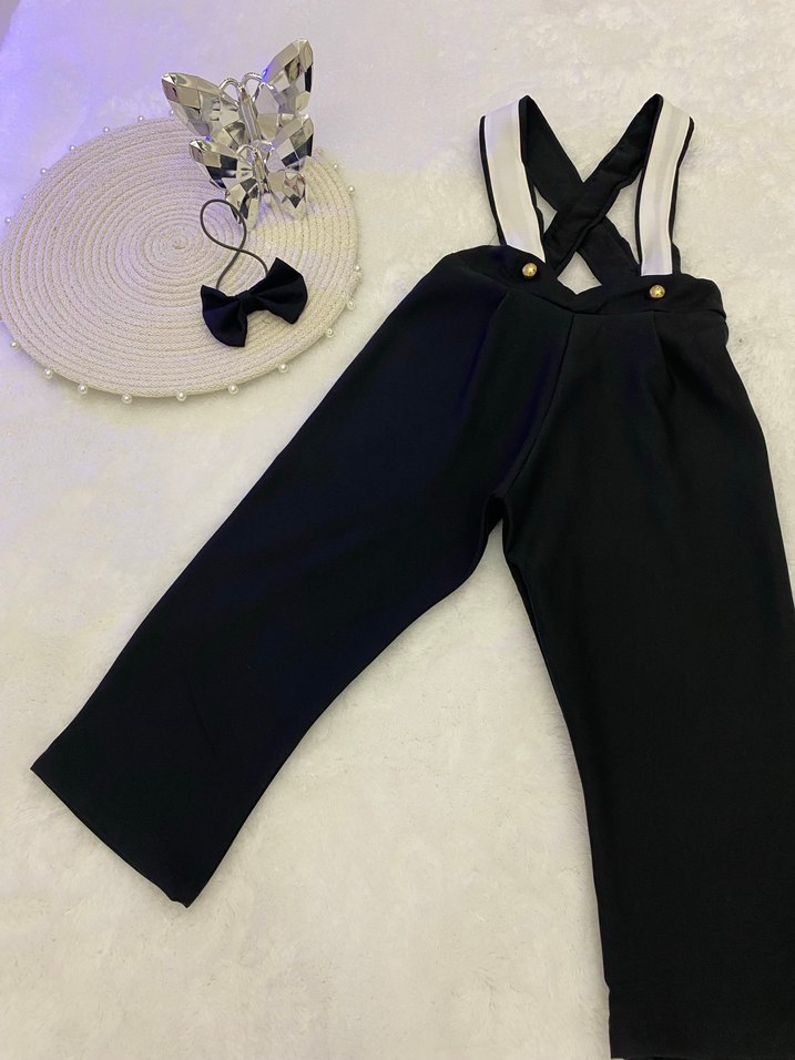 Klasik Siyah Beyaz Erkek Çocuk Takım - Görsel 2