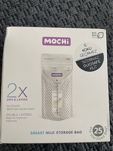 mochi süt toplama pompası ve poşeti - Görsel 2