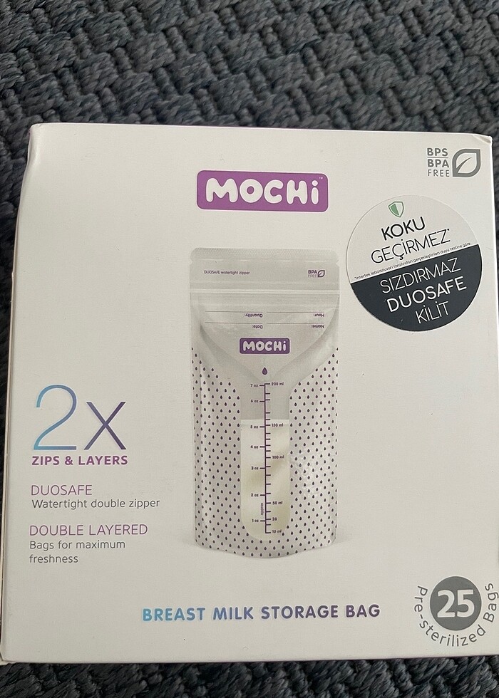 mochi süt toplama pompası ve poşeti - Görsel 2