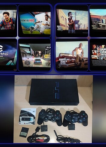 Sony PlayStation 2 Oyun Konsolu Takım 