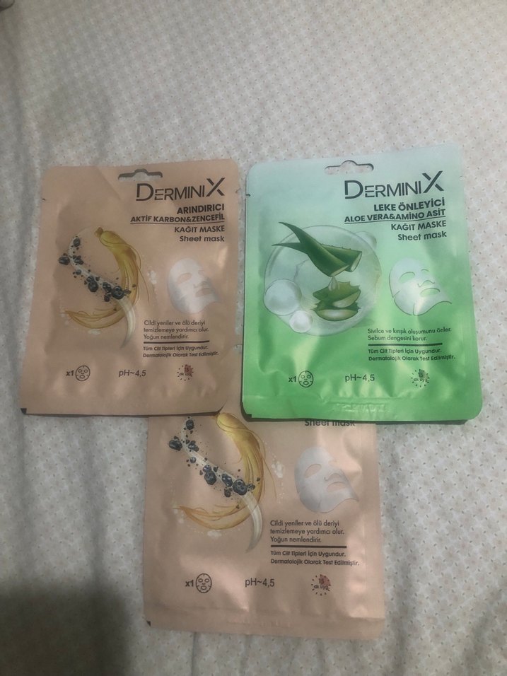 3lü Kağıt Maske Seti  Sadece 100 TL! - Görsel 2