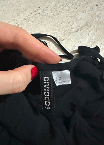 Siyah V Yakalı Mini Tulum - Görsel 2