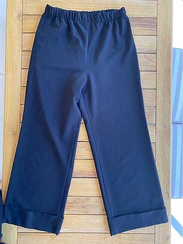 Diğer Siyah krep kumaş pantolon