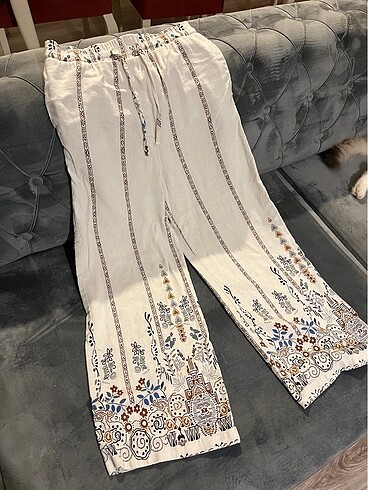 Etnik Desenli Pantolon