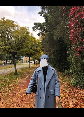 Mavi Kadın kaban - Görsel 2