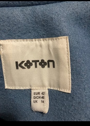 Mavi Kadın kaban - Görsel 3