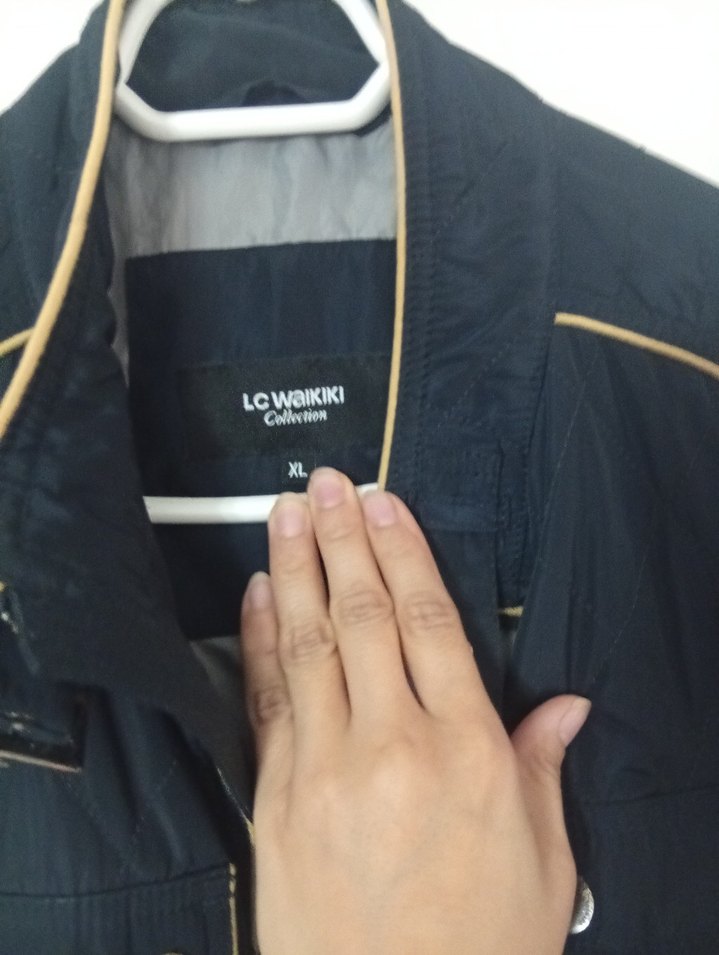 Siyah Fermuarlı Erkek mont - Görsel 4