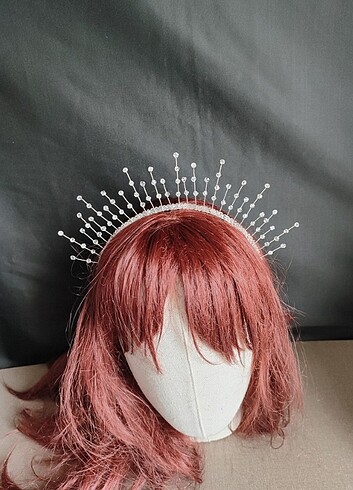 Beden beyaz Renk After parti bride gelin tacı