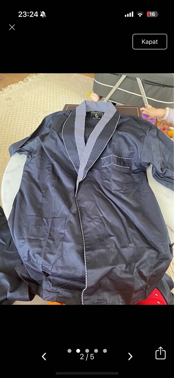 Gri Erkek Regular Fit Pijama Takım - Görsel 2