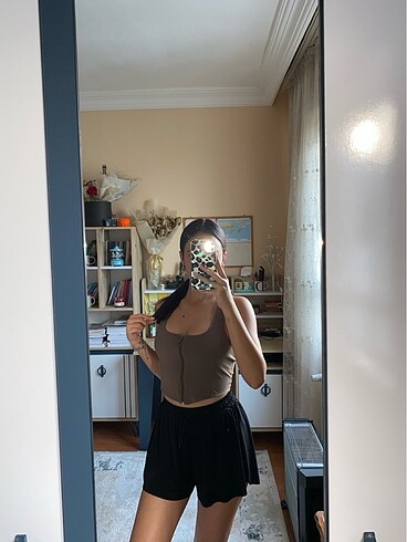 xs Beden Şort etek ve crop