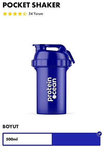 Lacivert Shaker