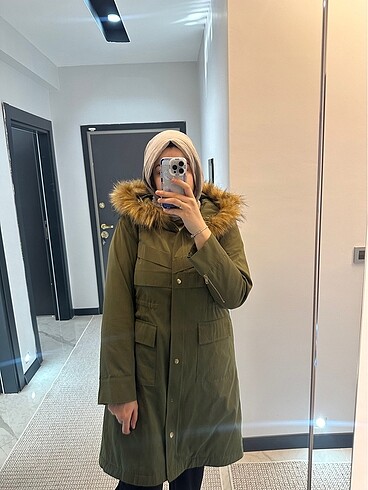 40 Beden haki Renk mont kaban