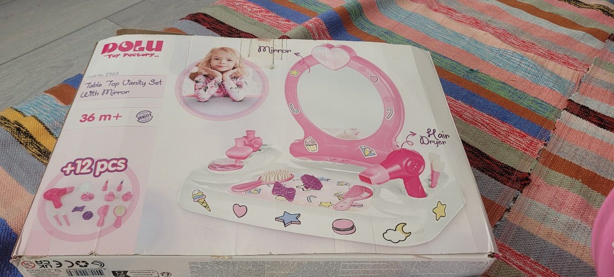 DOLU Pembe Çocuk Makyaj Seti 12 Parça - Görsel 3