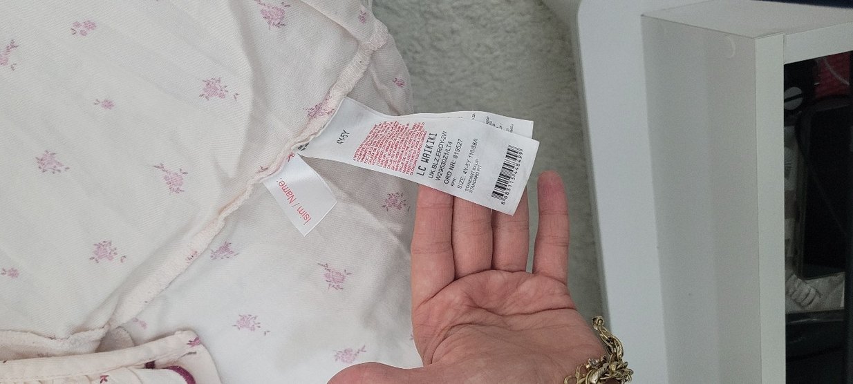 Pembe Pamuklu Fırfırlı Kız gömlek - Görsel 3