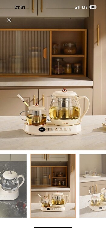 Fressi çay makinesi kettle