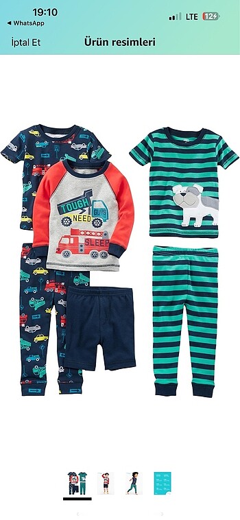 Carters 6 parça