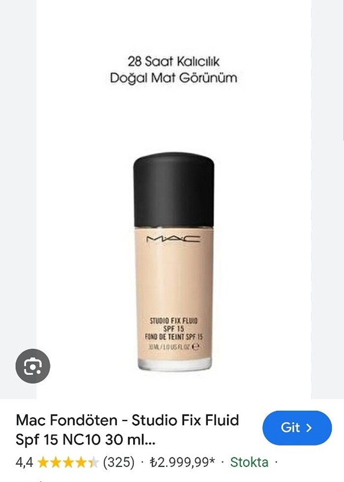 MAC FONDOTEN NC10 - Görsel 2