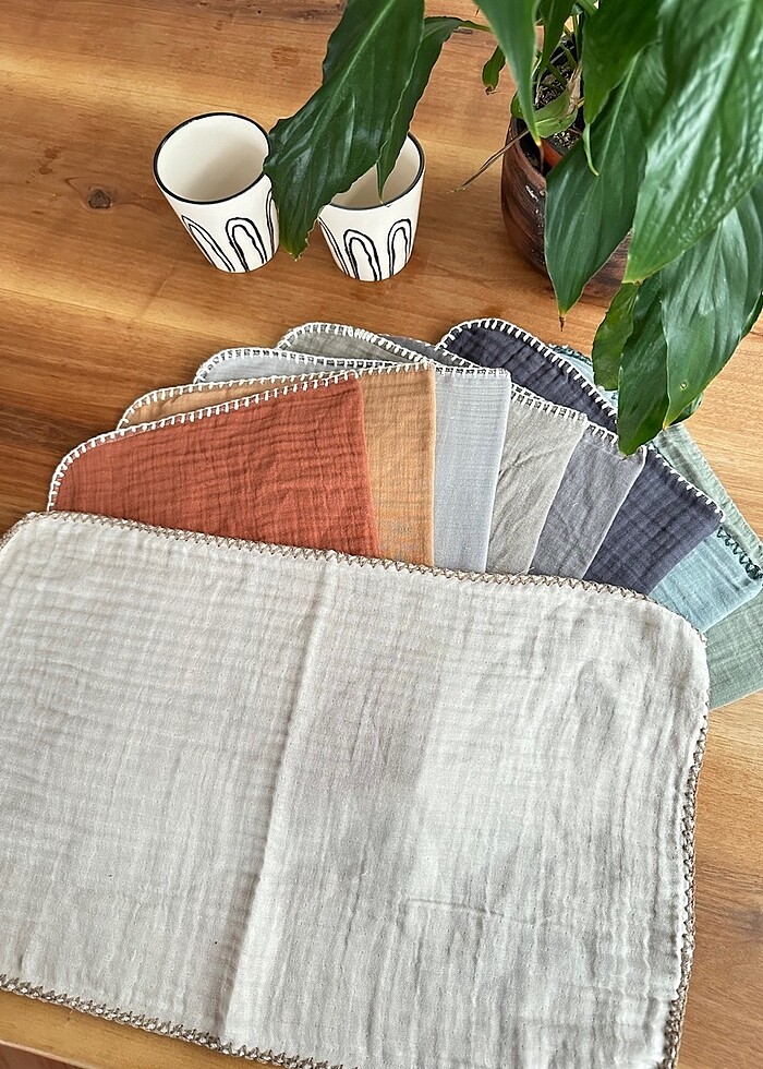 Müslin kurulama bezi / bebek omuz bezi - Görsel 3