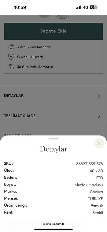 Chakra mutfak havlusu - Görsel 5