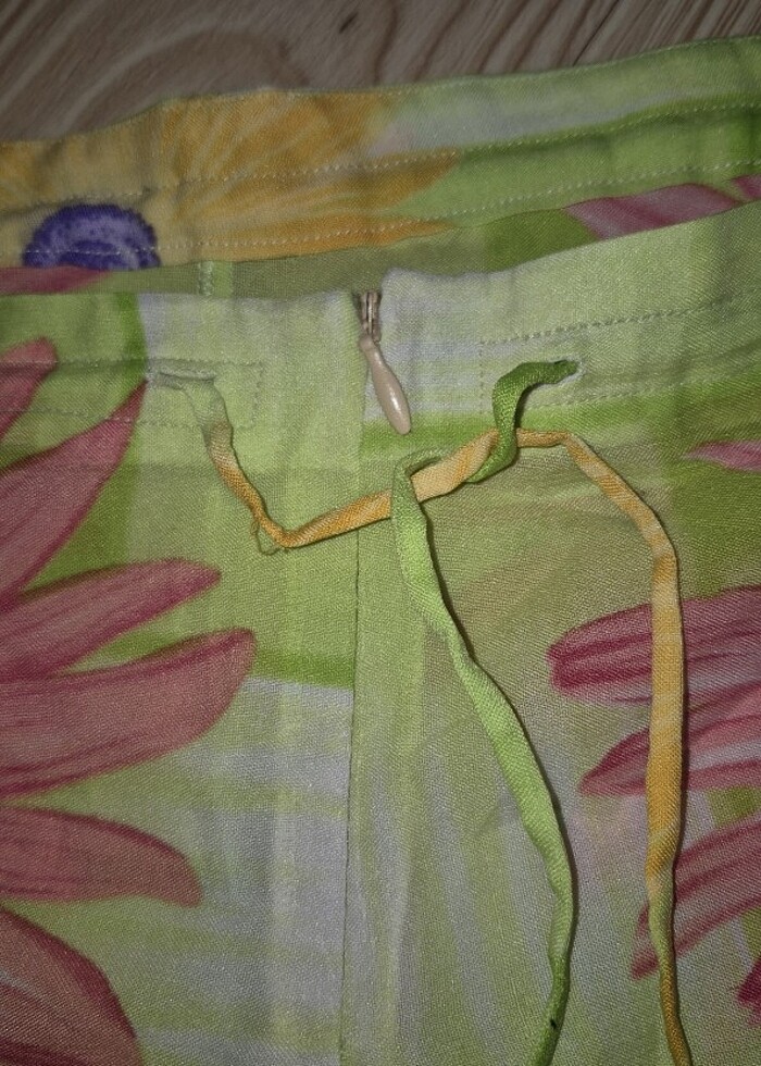 Plaj kıyafeti şifon kumaş S beden - Görsel 2