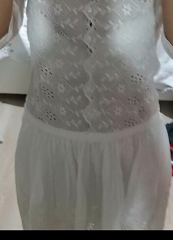 s Beden BCBG MARKA ELBİSE beyaz renk S beden
