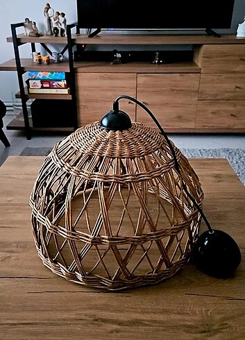 Rattan avize başlığı