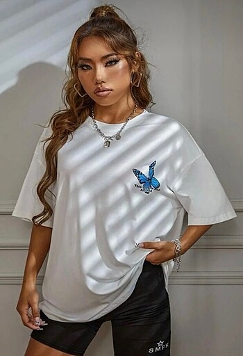 Trendyol & Milla Kelebek Oversize Tshirt