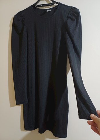 Siyah Midi Kadın Elbise - Görsel 3