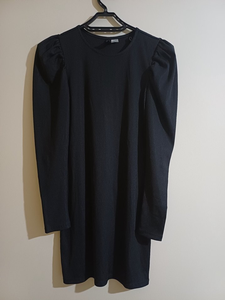 Siyah Midi Kadın Elbise - Görsel 2