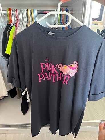 Oversize tişört yanları yırtmaçlı
