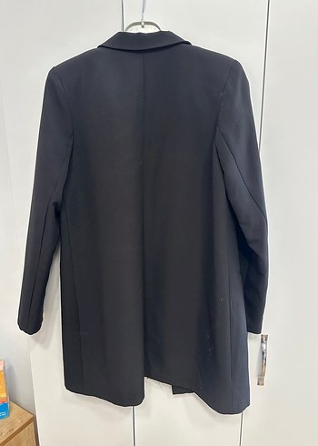 Siyah uzun Blazer - Görsel 2