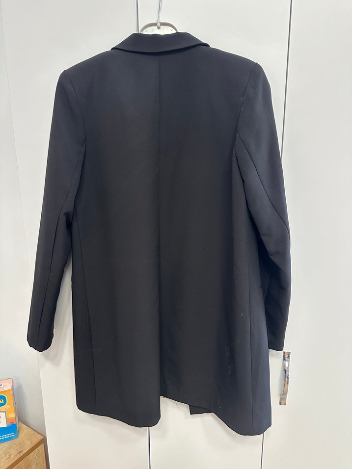 Siyah uzun Blazer - Görsel 2