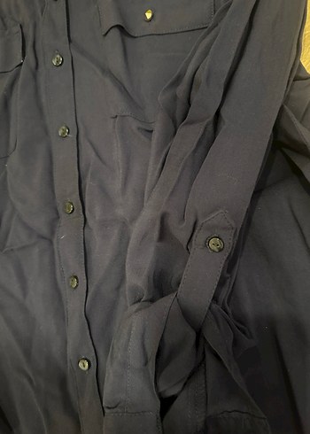 Lacivert Gömlek - Görsel 3