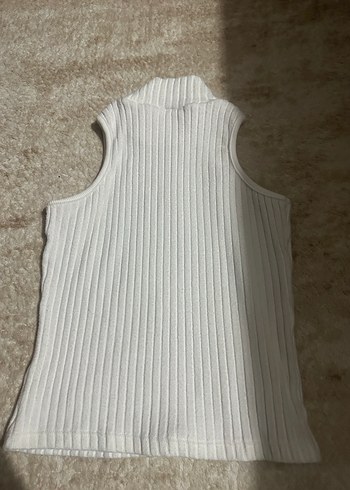 Ekru Yarım Balıkçı Yaka Bluz - Görsel 2