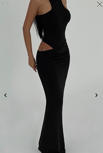 Siyah elbise - Görsel 3