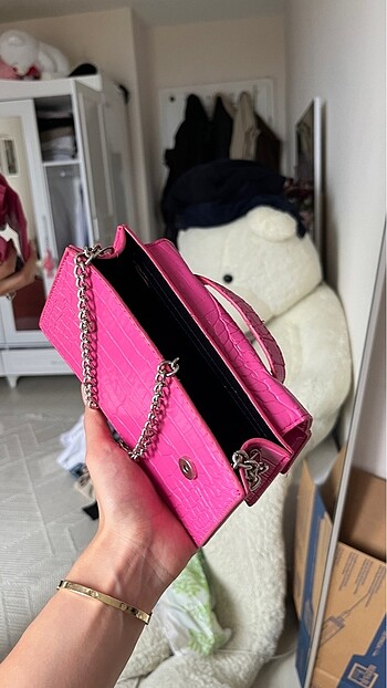  Beden pembe Renk Pembe çanta