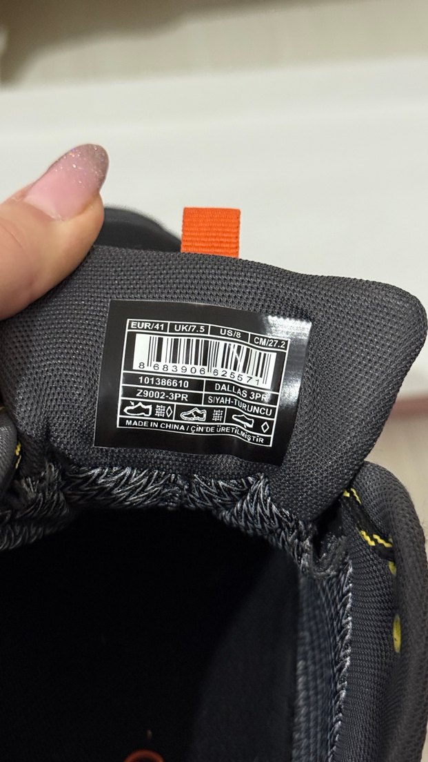 Erkek Siyah Spor Outdoor Ayakkabı - Görsel 5