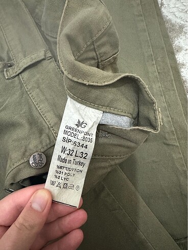 32 Beden haki Renk Erkek pantolon