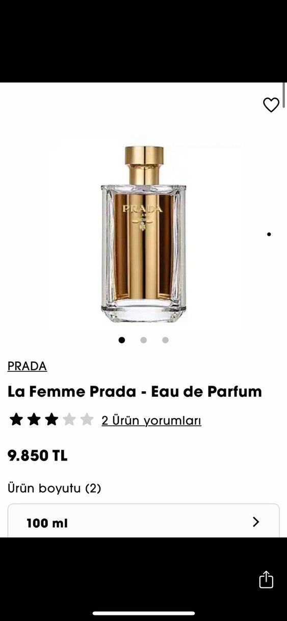 Prada La Femme Intense 5 ml - Görsel 4