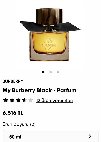 My Burberry Black 50 ml EDP - Görsel 6